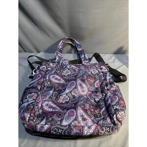 Ricardo Beverly Hills travel bag with a purple pattern#361